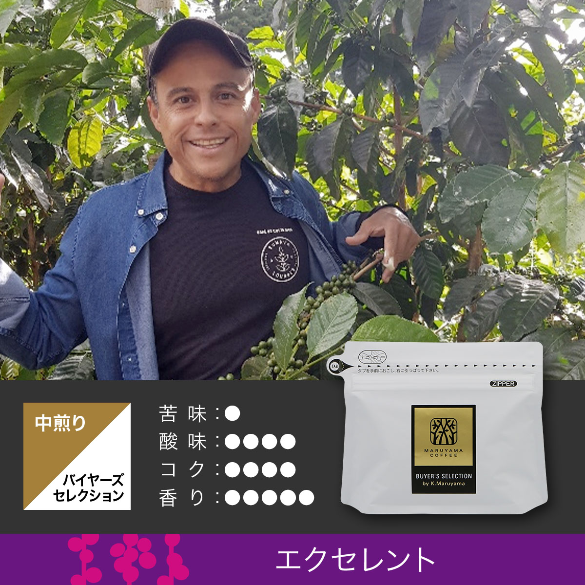 50lbs.ECP フランシスコ・メナ ゲイシャ イエローハニー 中煎り | 丸山